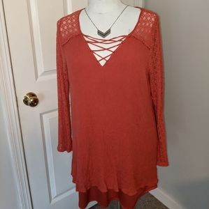 Burnt Orange Tunic